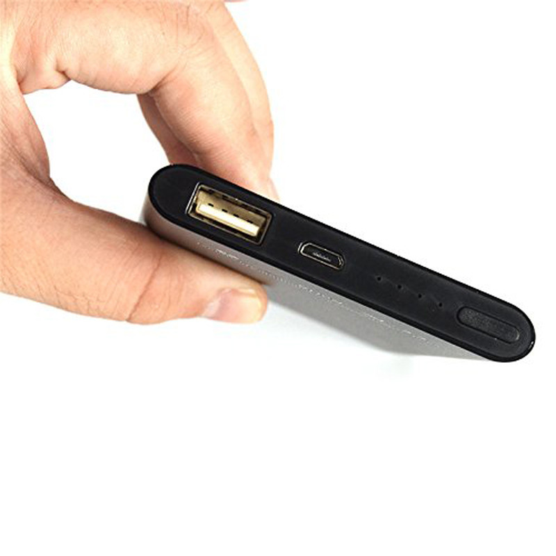 Hot Mini HD 1080P SPY Hidden Camera Power Bank Motion Detection Recorder 5000mAh Device Charger Black H2
