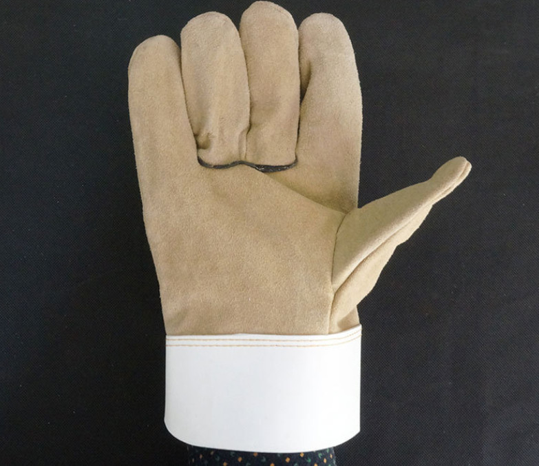 Thickened Wear-Resistant And Heat-Insulating Two-Layer Full Cowhide Welding Safety Gloves