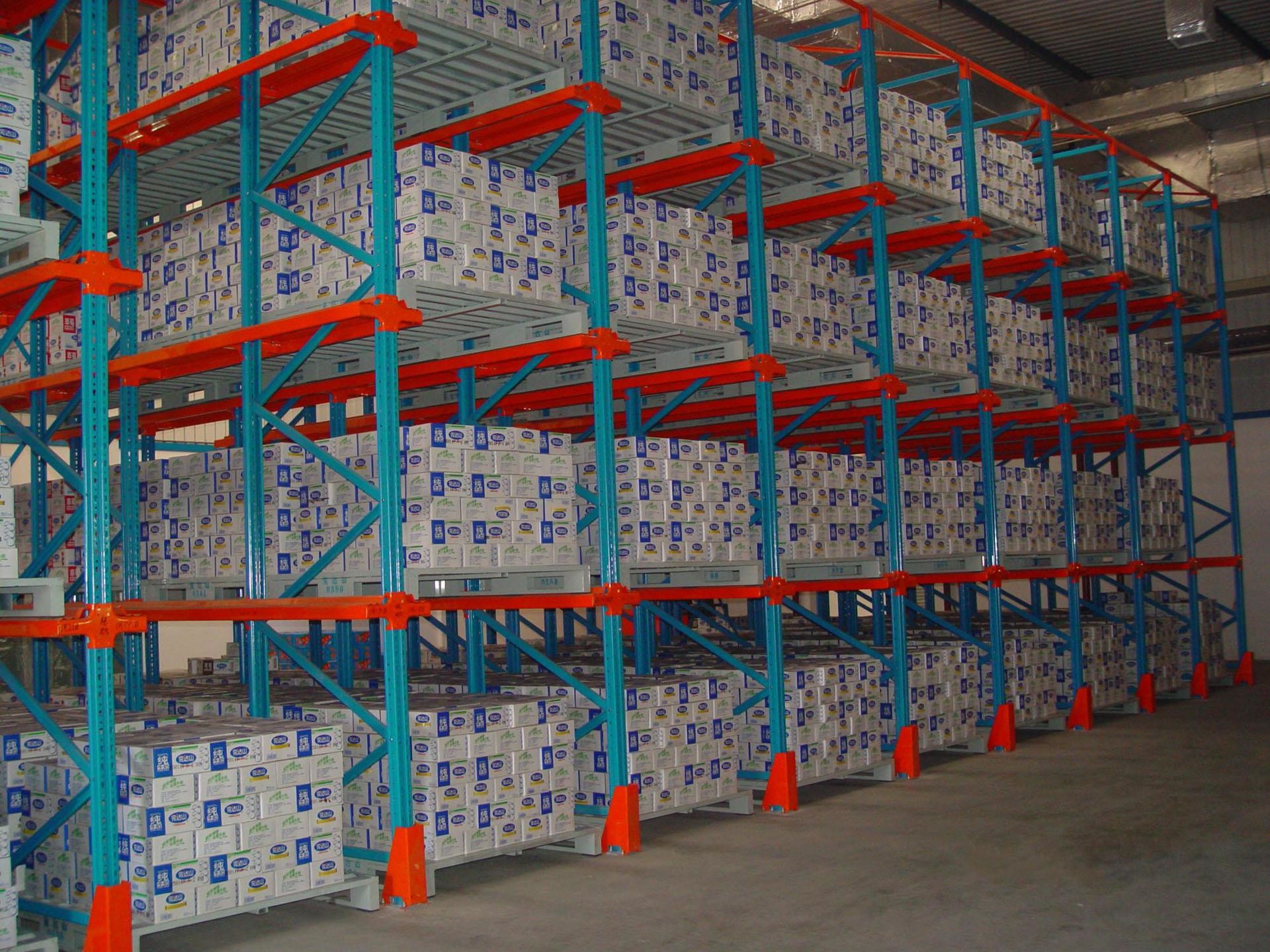 Warehouse Drive Through Pallet Racking Scale Adjustable Heavy Duty