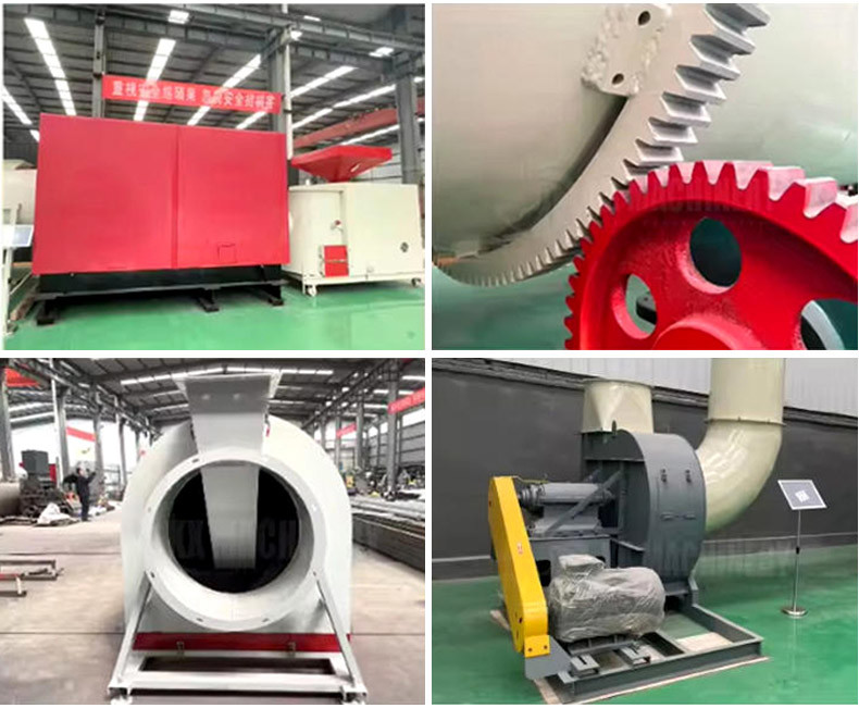 Mineral Powder Steel Rotary Drying Machine Roller Mortar Mechanism Slag Dryer