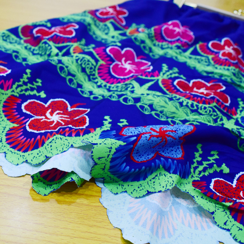Women Custom Skirt Hawaiian Style Fashion Embroidered Printed Dress