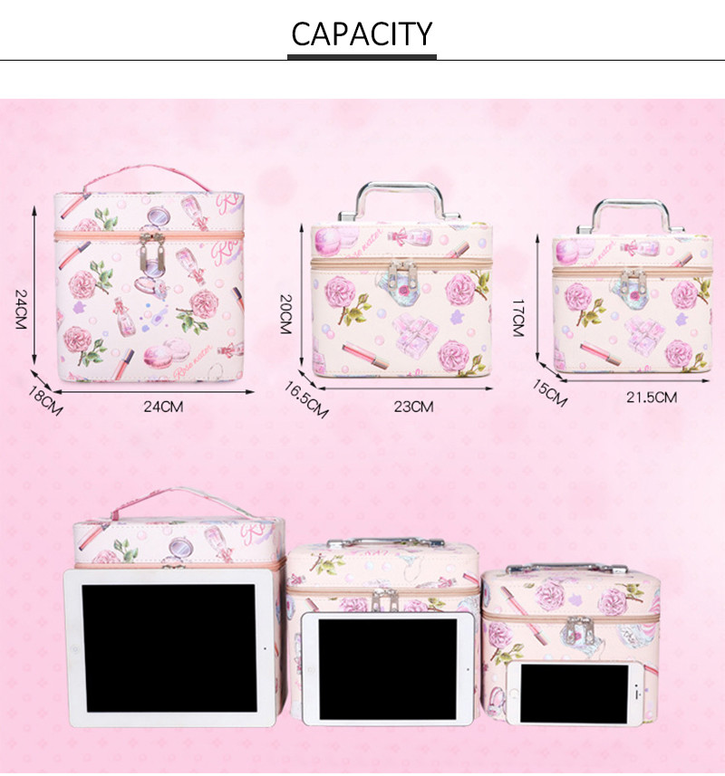 OEM L24cm PU Cosmetic Bag For Perfume Bottle