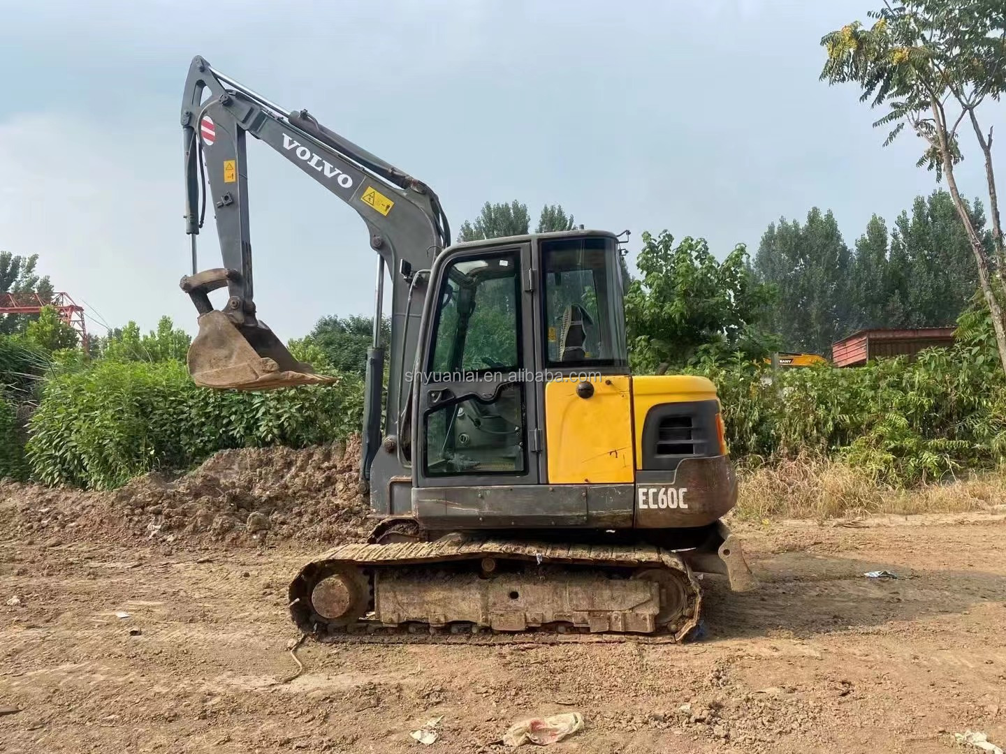 Mini Used Volvo EC55 EC60 Tracked Excavator For Heavy Duty Work