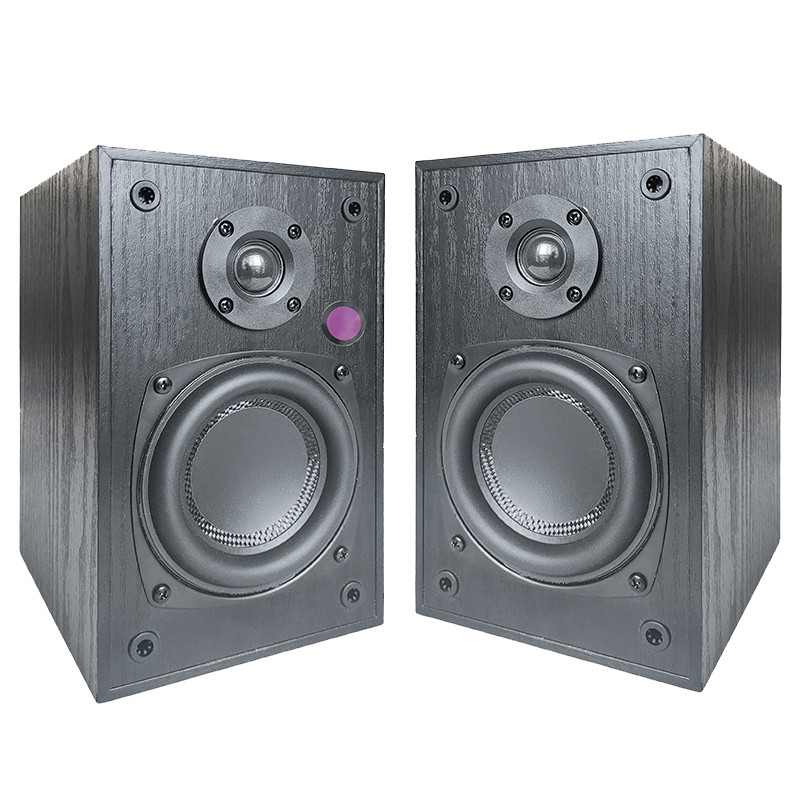 Powered Bookshelf Stereo Speakers 120W Studio Monitors Speaker For Music Gaming Turntables