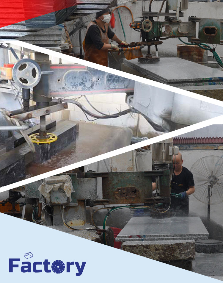 Stone Slab Polishing Machine 2600mm Radius Blue 1 Set for Voltage 380v Granite Grinding
