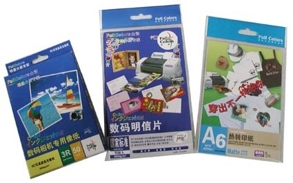 Adhesive Matte Inkjet Photo Paper 100gsm For Large Format Printers And Desktop Printers