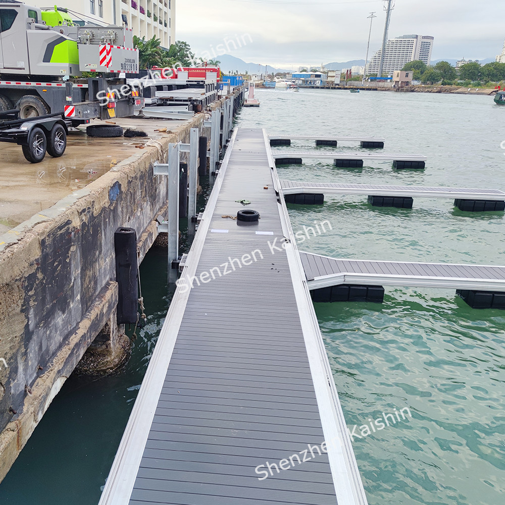 Kaishin Finger Dock Marine Water Floating Berth Dock For Yacht Club Pontoon