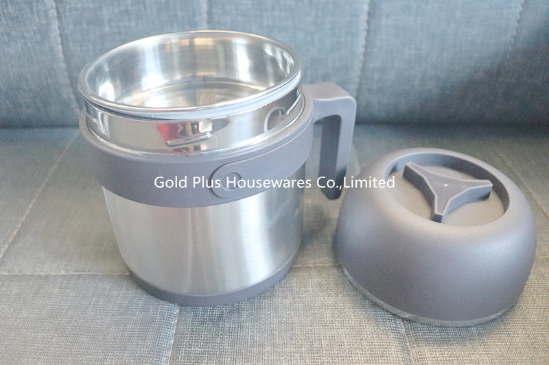 Child Stainless Steel Lunch Box Take Away Double Wall Food Container