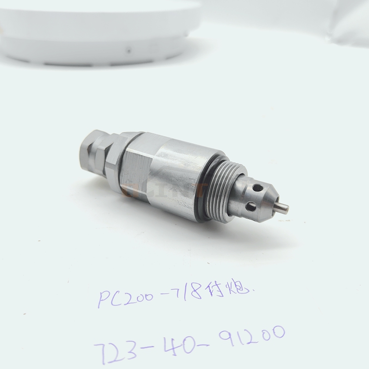 723-40-91200 Excavator Hydraulic Pump Parts Relief Valve For PC200-8 PC200-7