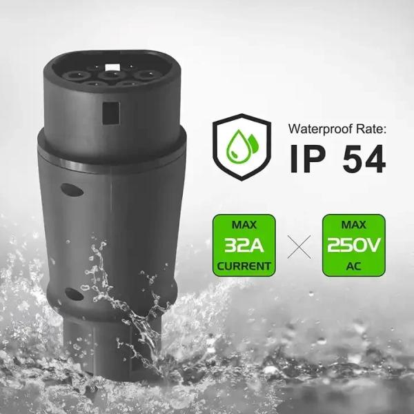 Type1 To GBT Electric Vehicle Charger Adapter 220V 32A EV Charging Converter