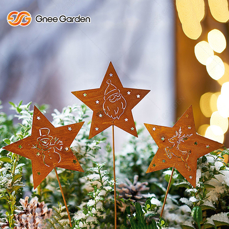 High Quality Large Rusty Art Craft Corten Steel Ornaments Garden Metal Sculpture