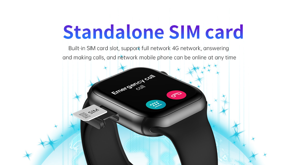 S688 S9 Ultra 4G Android Sim Card Smart Watch 2.02 Inch IPS Smart Watch GPS WIFI