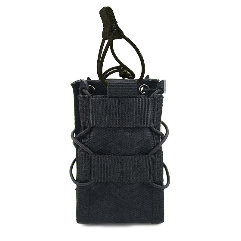 Outdoor Tactical Magazine Pouches Quick Draw Holsters AK M4 Elastic Molle Vest Backpack