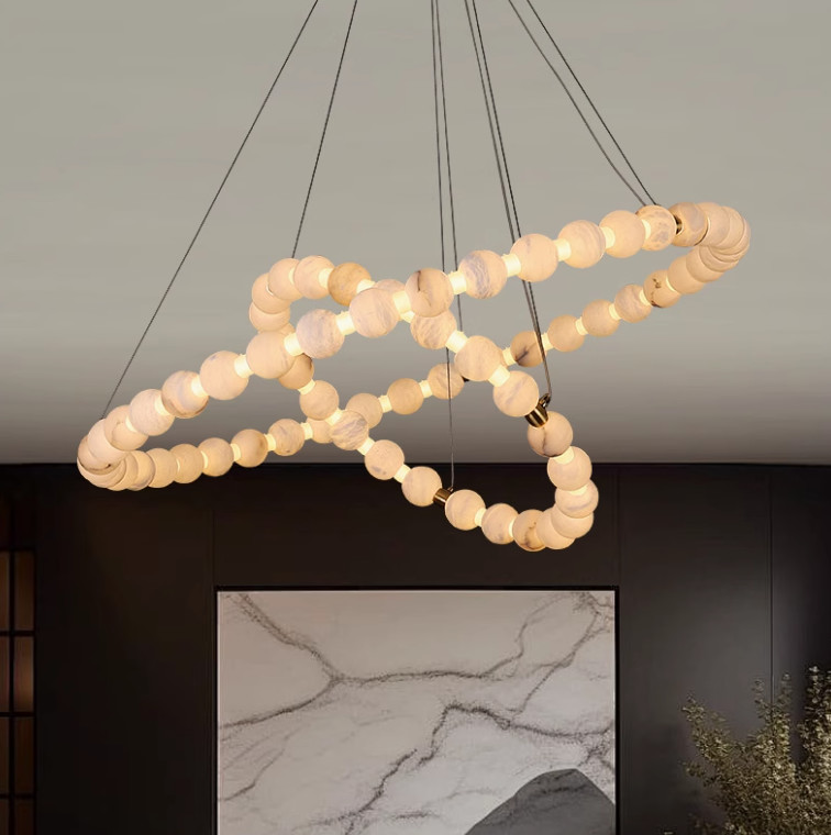 Marble Lamp for Home Decoration Lighting Marble Bulb Chandelier with Certification Inspection Guarantee Period
