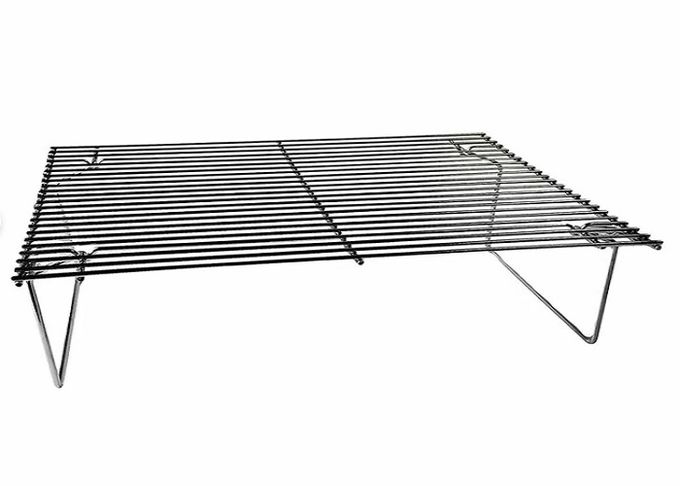 Rectangle 16'' Portable Detachable Folding BBQ Grill Rack Elevated