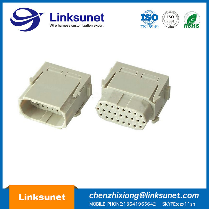 Two Modula Industrial Wire Harness Crimping Harting Industrial Connectors