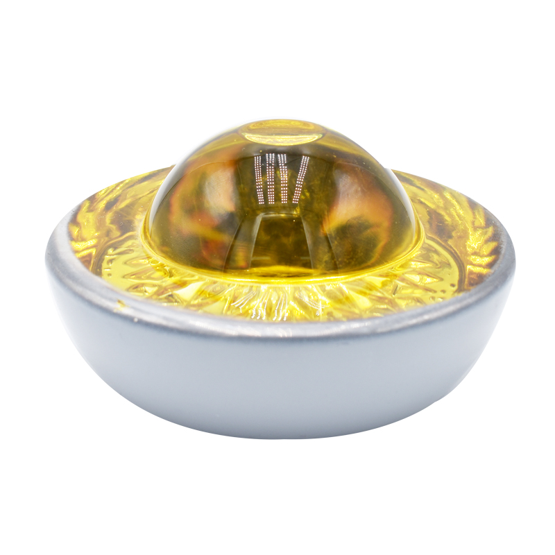 Road Safety Road Marking Glass LED Road Studs Solar Reflective Cat's Eye Lights Sale