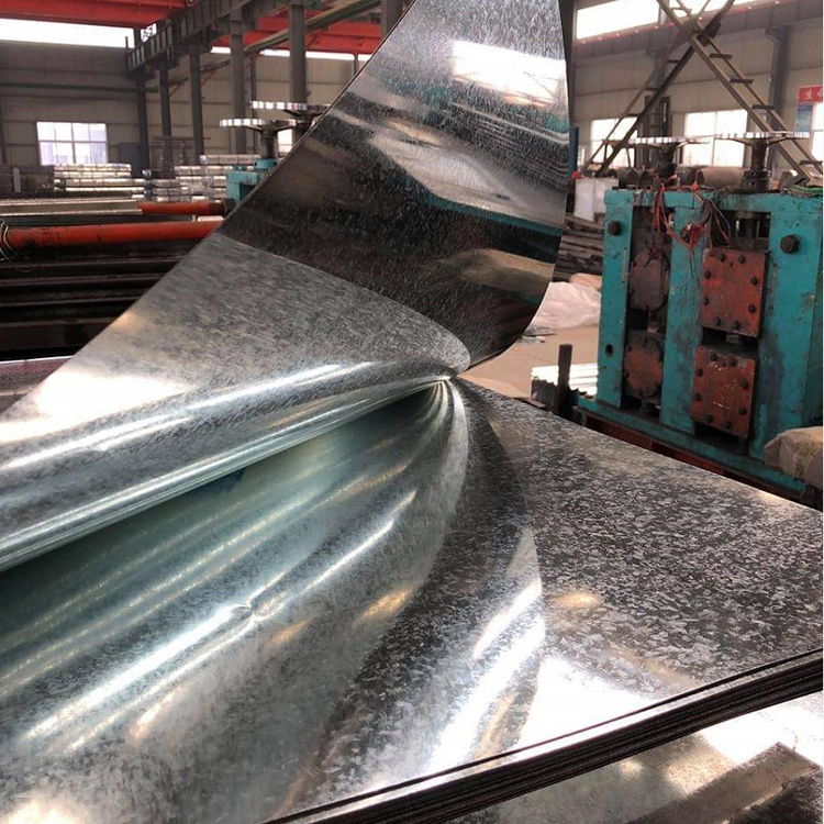 DX52D S220GD S250GD Galvanized Roofing Sheets 26 Gauge Z180 Hot Dipped 0.2-4mm Anticorrosion