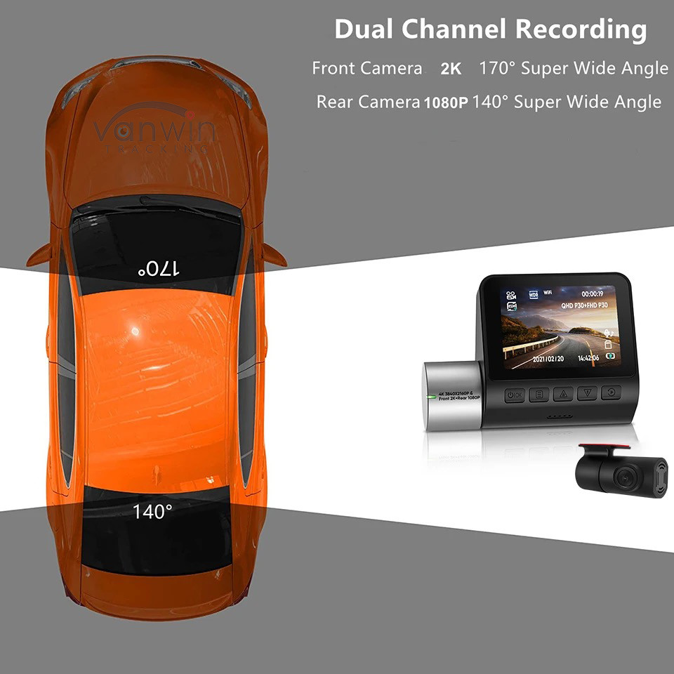 4K High Definition Image Driving Recorder 1080P Support WiFi GPS Taxi Recorder Camera