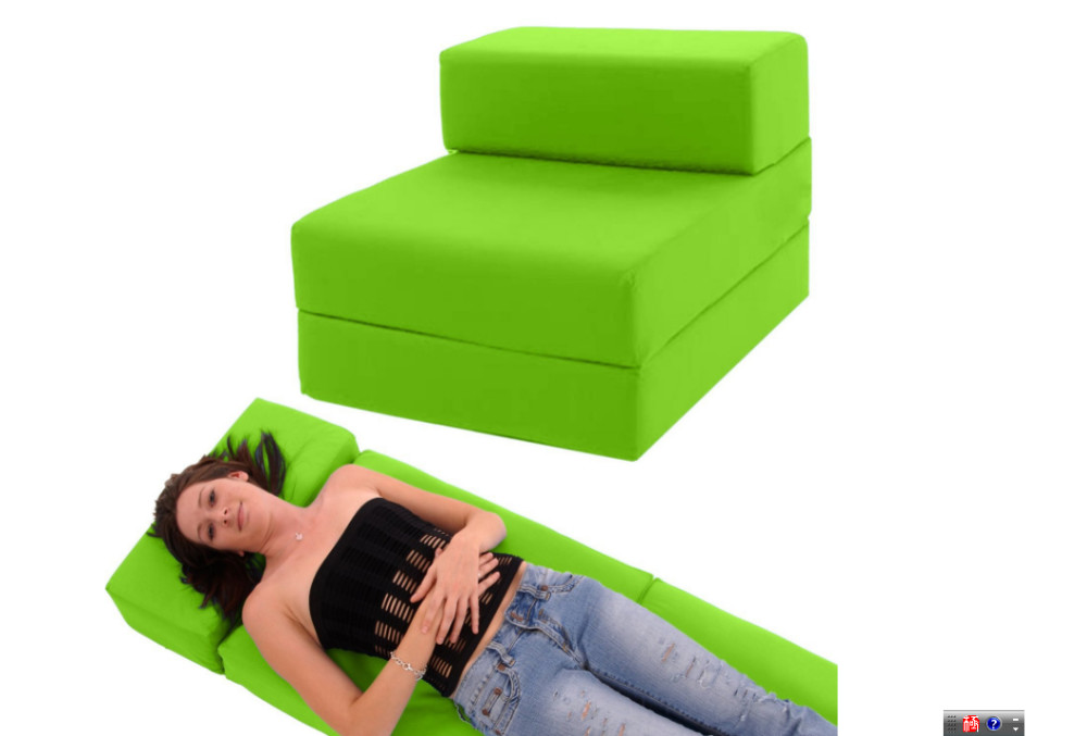 Upholstery Cushioning Memory Foam Sofa Bed 190 * 90 * 5cm Size Knitting Covers