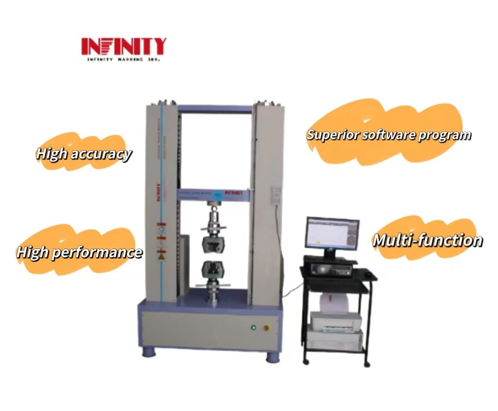 100KN Electronic Stable Operation Servo Controlled Universal Tensile Testing Machine