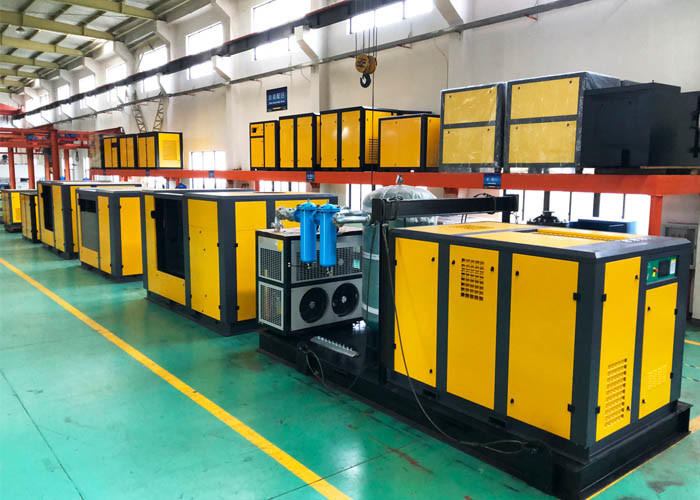 37kw 50hp Variable Frequency Drive Air Compressor 8 Bar - 13 Bar