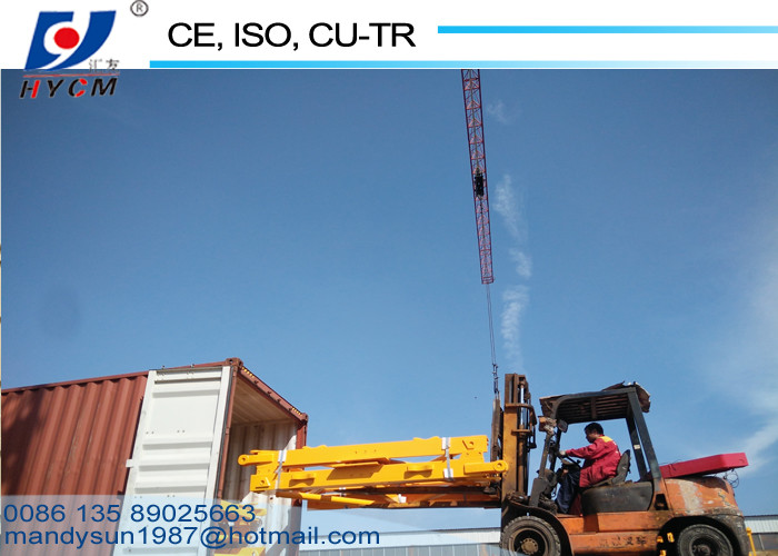 Supply QTZ250(PT7030) 16tons Flat Top Topless Tower Crane without Cathead in Dubai and Iran