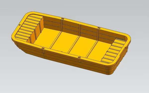 Rotational 2.6m Boat Mold For Making Plastic Products