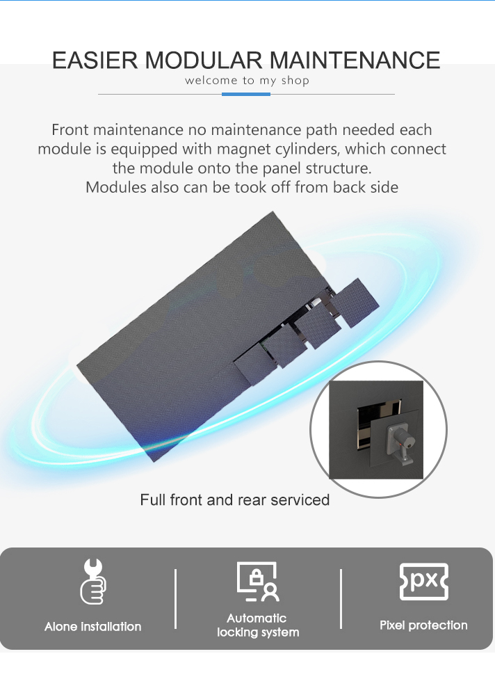 P3.91 P2.6 P2.9 P4.8 SMD LED Video Wall CE ROHS FCC Certified For Church Conference