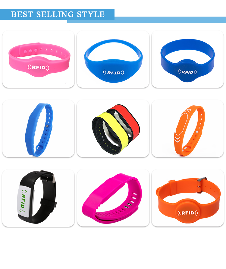 Disposable RFID NFC Wrist Band Smart Weatherproof Dupont Paper Material