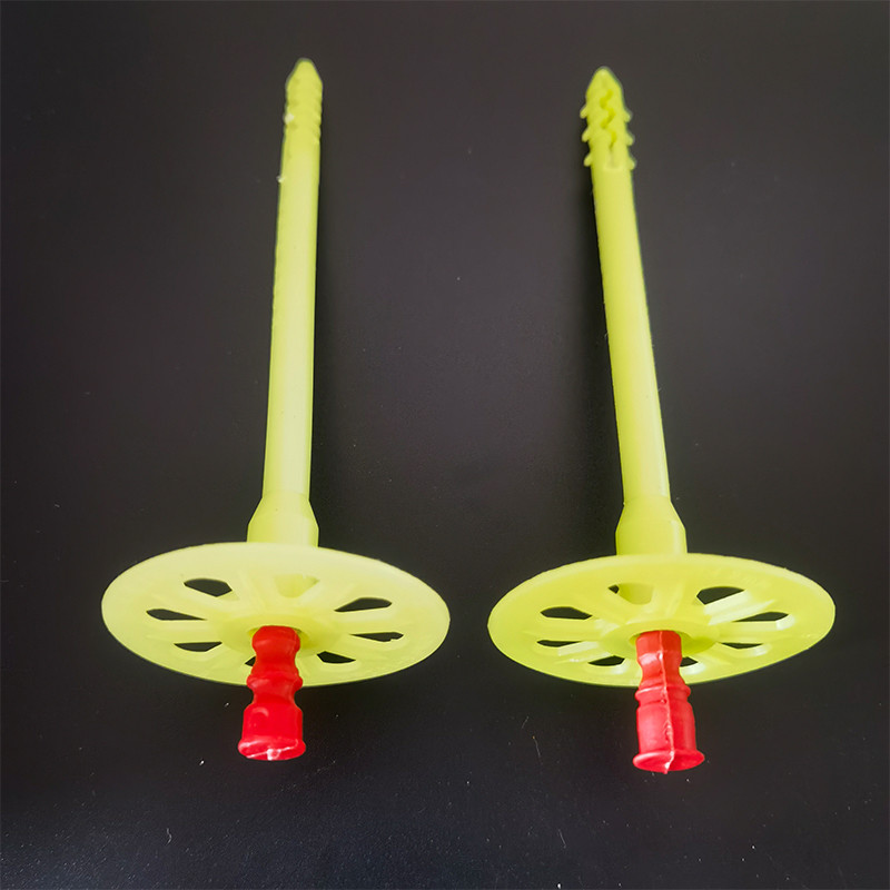 Plastic Steel Nails Red Cap Nail Insulation Fixing Wall Insulation Nail