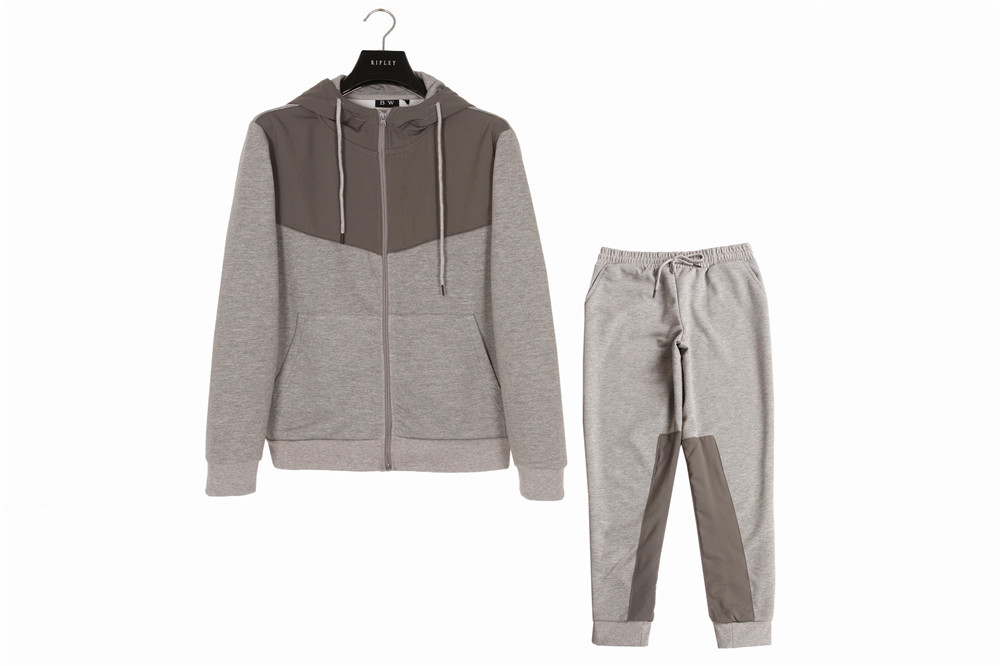 4 Colors 2pcs Mens Track Suits S - 4XL Fro Fitness