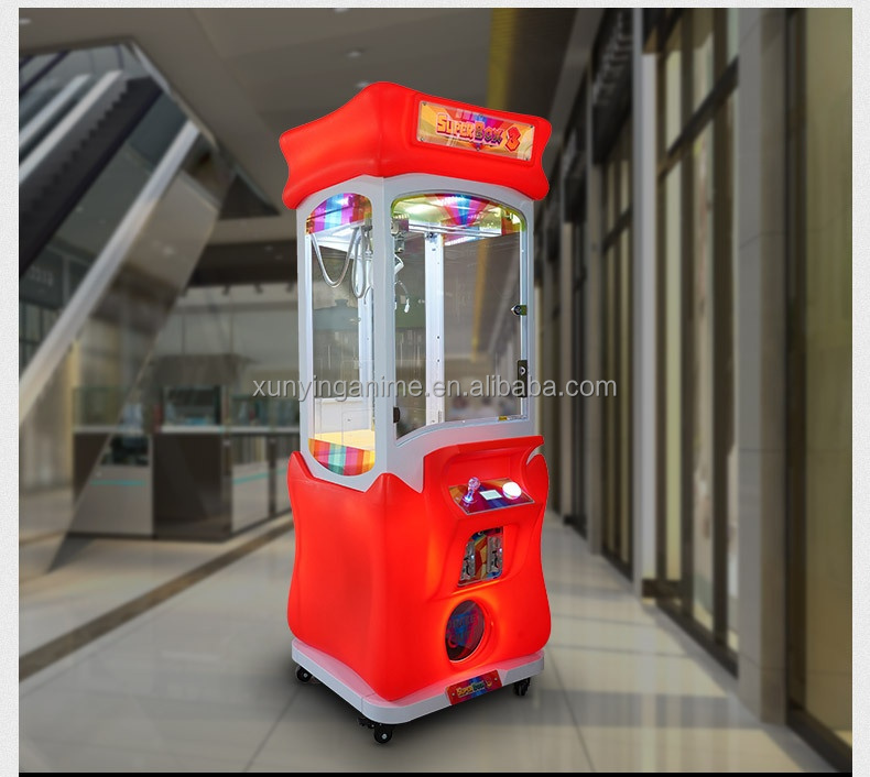 50KG Metal Acrylic Plastic Mini Claw Crane Vending Machine for Your Business Needs