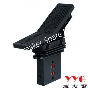 China Black Color Standard Size Hydraulic Breaker Parts Double Way Pedal Valve on sale