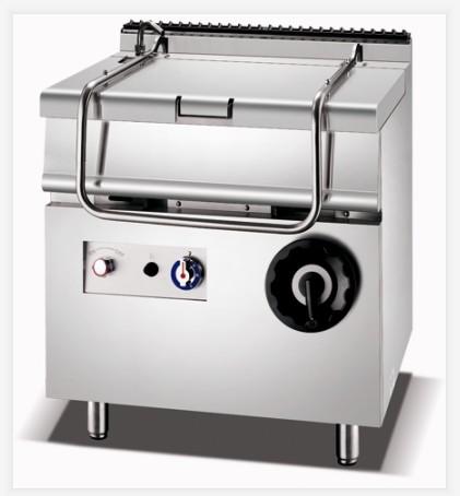 80L 60L Commercial Cooking Equipment Electric Boiling Kettle / Tilting Bratt