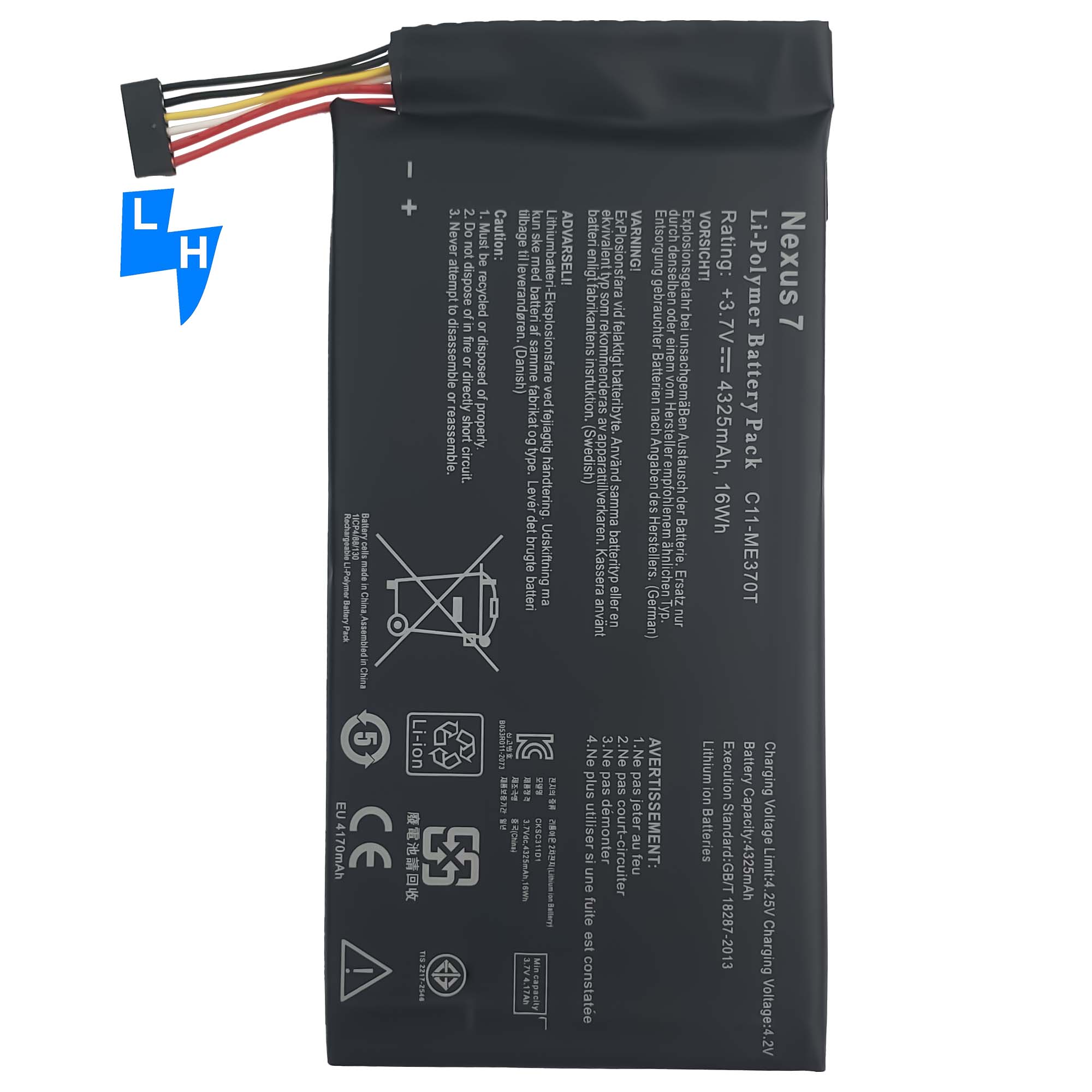 OEM C11-ME370T Mobile Phone Battery for ASUS Google Nexus 7 T00D PF500JL
