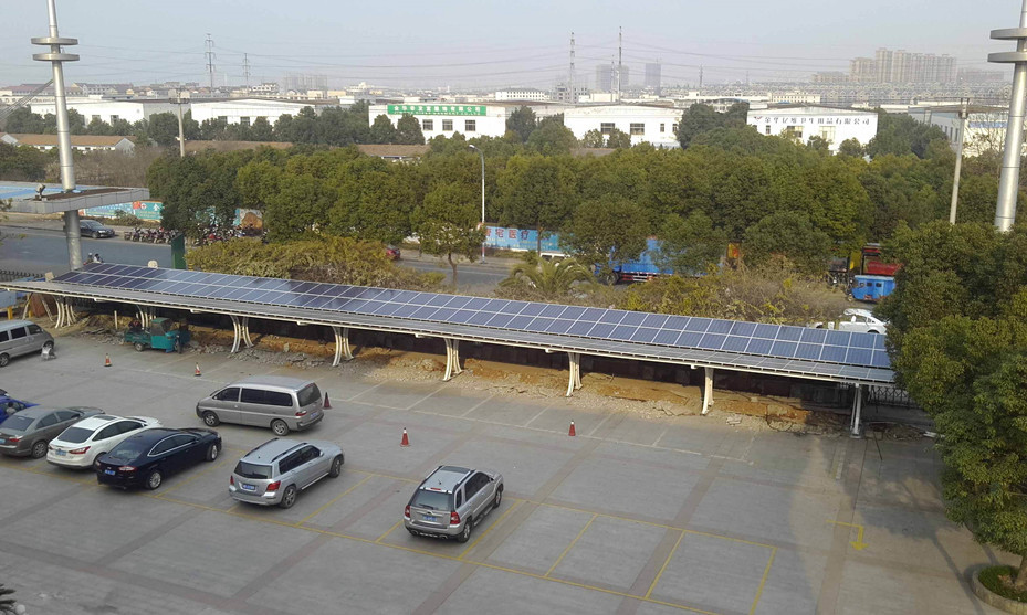 Corrosion Resistant Aluminum Solar Panel Carport Mounting Structure