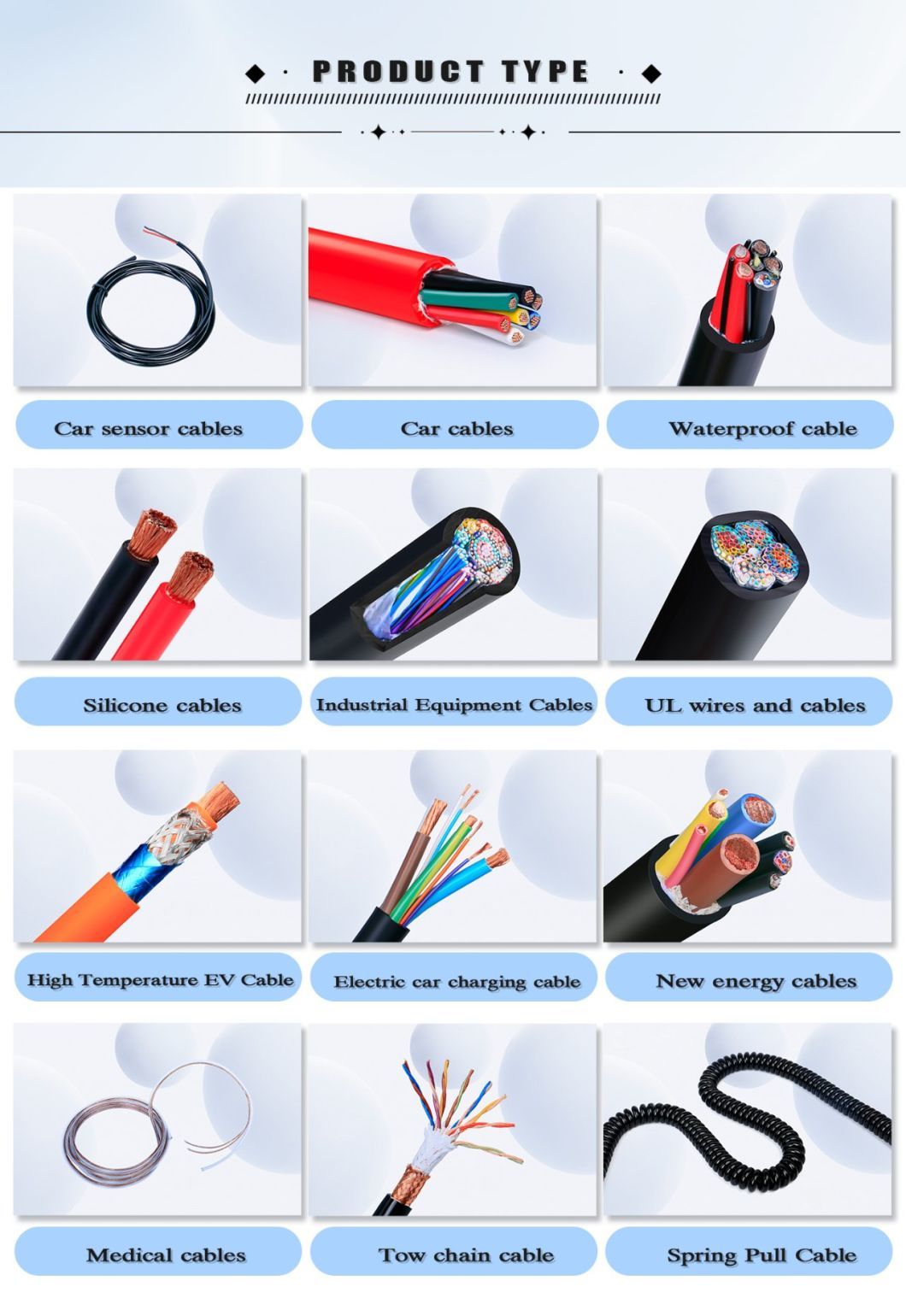 Auto Testing Temperature Monitoring Sensor Cable For Industrial Equipment