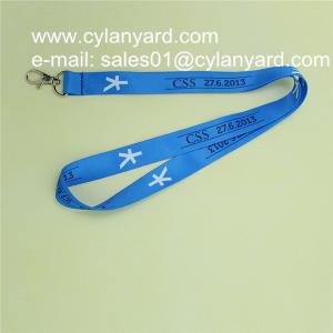 China Discounted sublimation neck strap with metal trigger clip, on sale