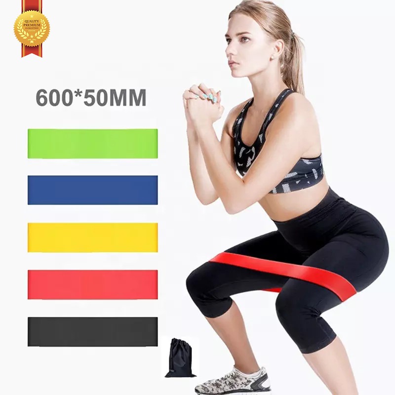 Non Toxic Anti Tear Tpe Resistance Bands 35LB Yoga Resistance Loop