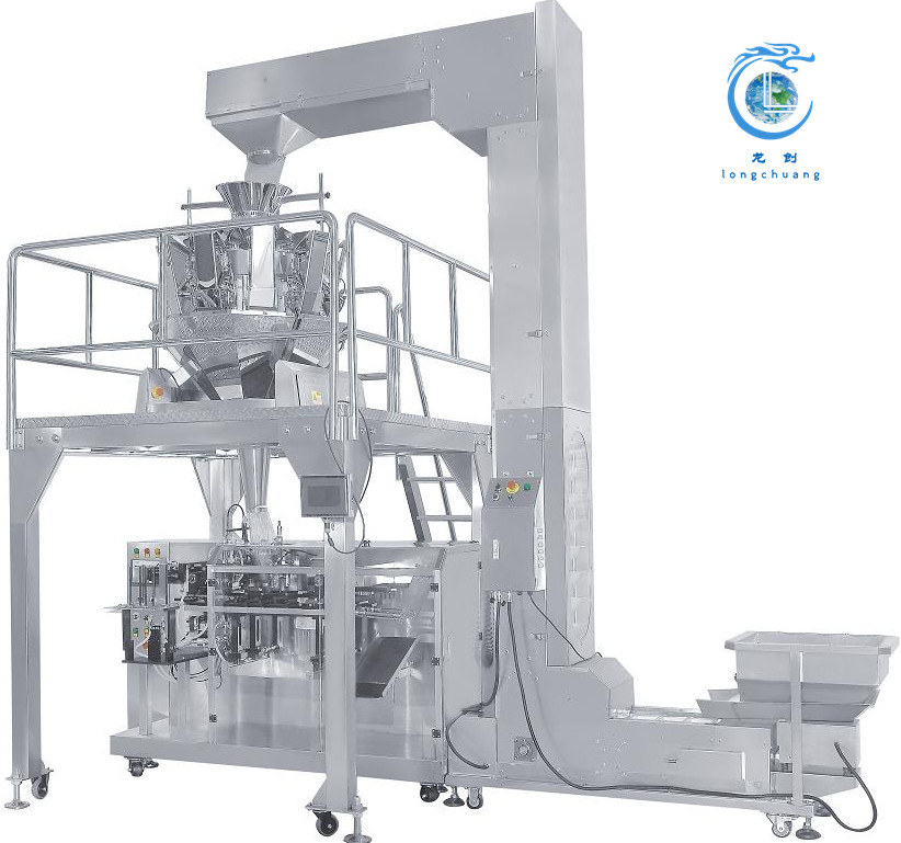 Nuts Premade Pouch Packing Machine Red Dates DoyPack Raisin Weighing And Packing Machine