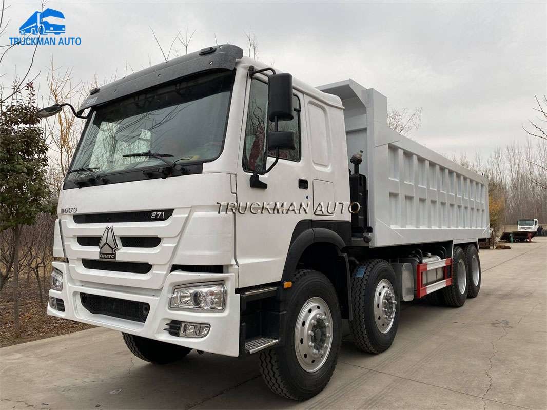 Used SINO HOWO 8x4 12 Wheel 40 Ton Construction Tipper Trucks
