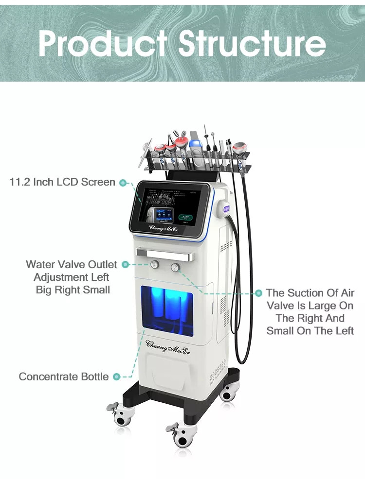 Deep Cleaning Hydra Beauty Machine 10 In 1 Microdermabrasion Skin Care