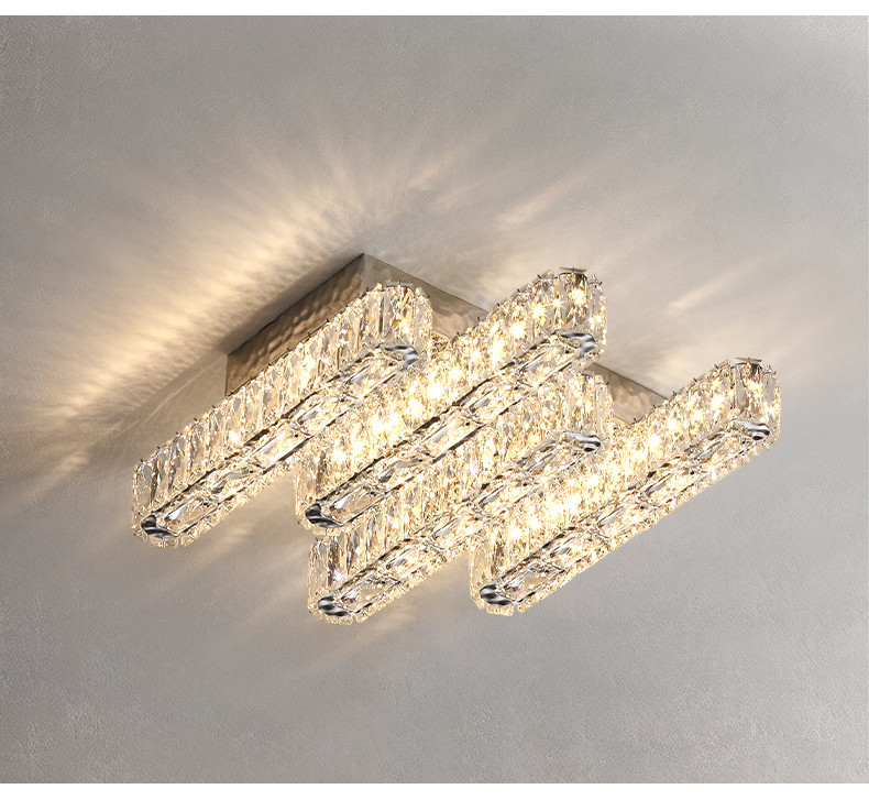 Modern Ceiling Lamp Luxury Crystal Study Bedroom Chandelier Indoor Lighting(WH-CA-103)
