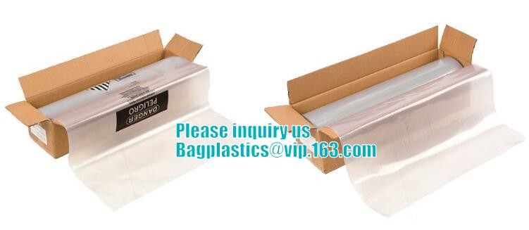 PE packing bag for Asbestos fibers, large size thicker LDPE asbestos remove bags, Large Asbestos Waste Removal Bags, pac