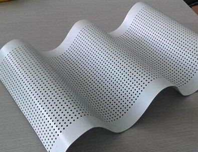 Curved Aluminum Cladding Sheet , Decoration Wall Cladding Sheets Curtain Screen