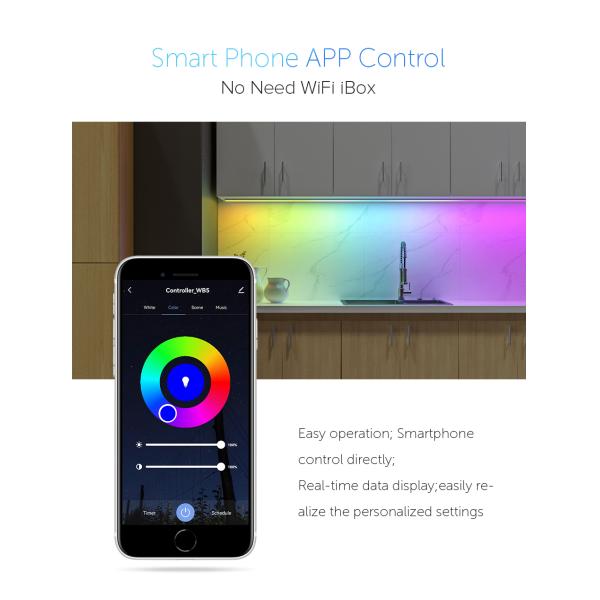 WB5 Controller LED Strip Light Parts 5CH RGB RGBW CCT Dimmer Controller