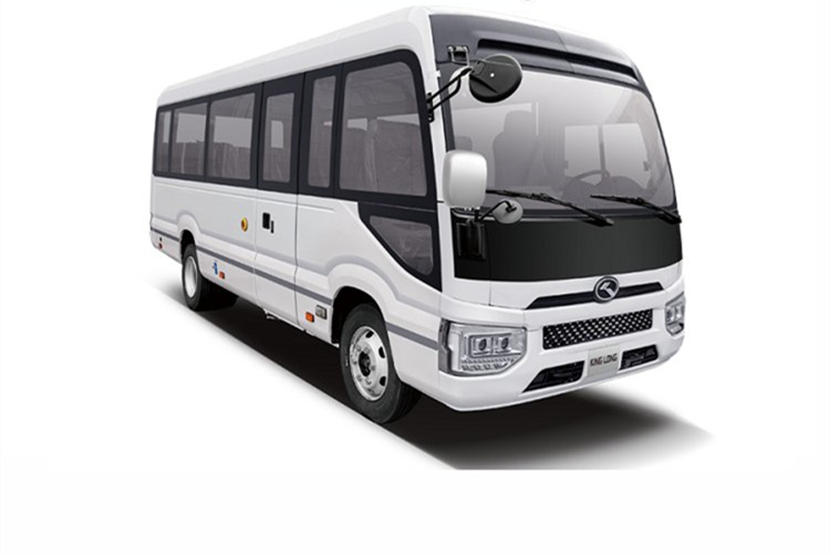 Luxury Diesel Engine 19 Seats Mini Bus Coaster Bus with and Curb Weight of 4100kg
