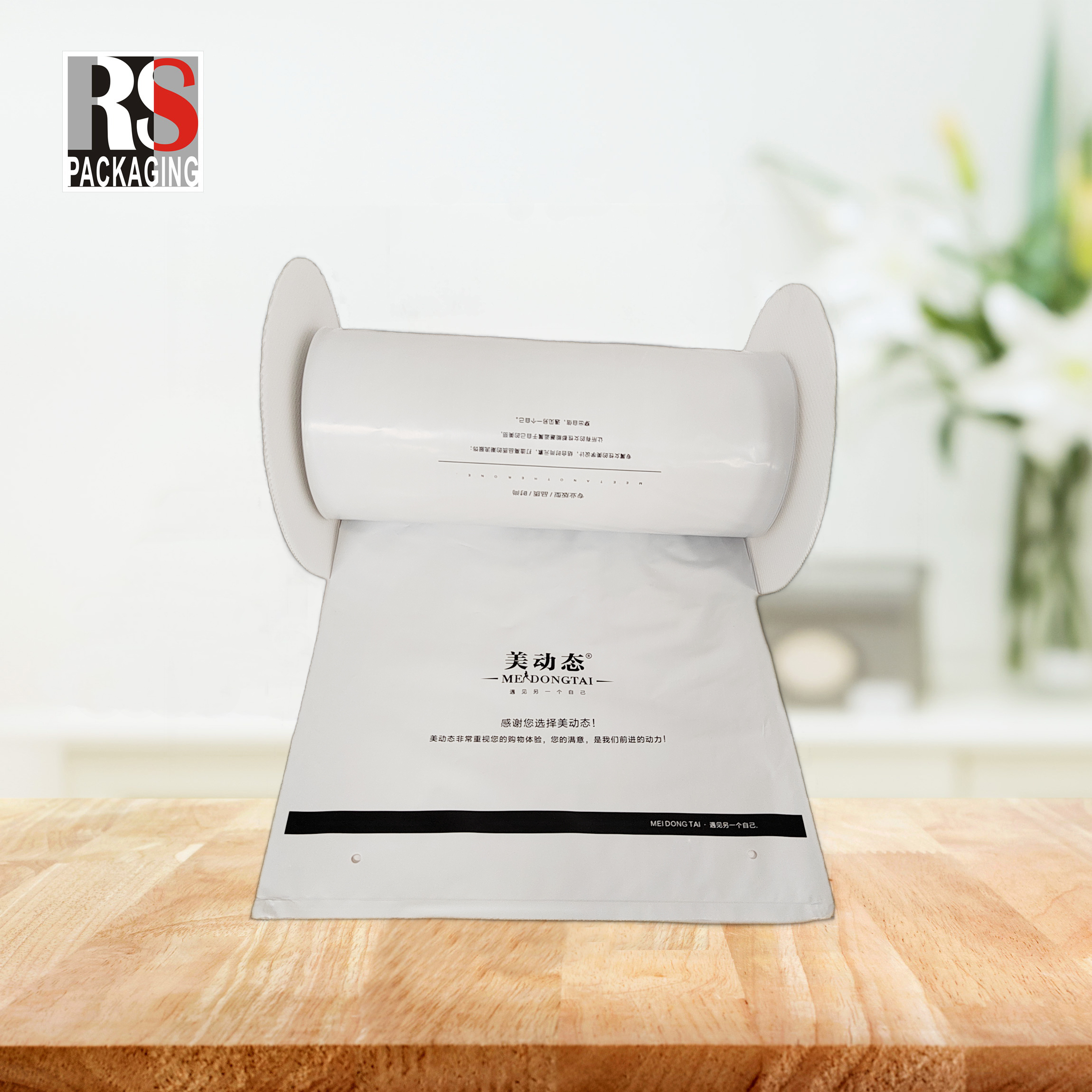 Fan Folded Pre Opened Poly Bags On A Roll Auto Bag For Environmental Friendly Packaging