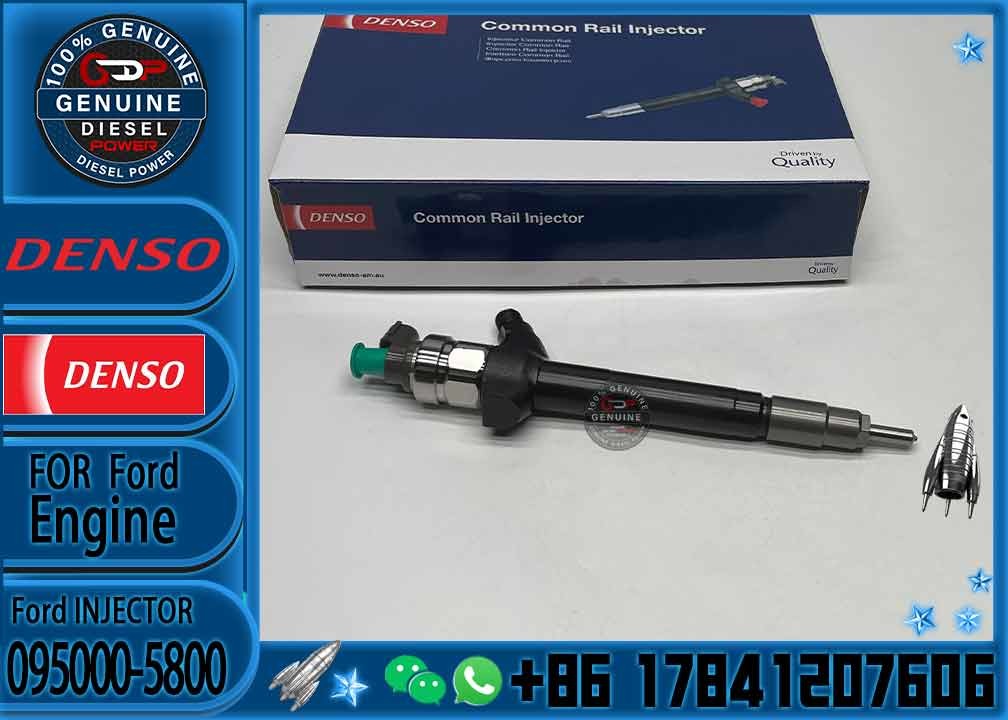 Diesel Fuel Injector 095000-5800 095000-5801 095000-7060 Common Rail Fuel Injector for 6C1Q-9K546-AC